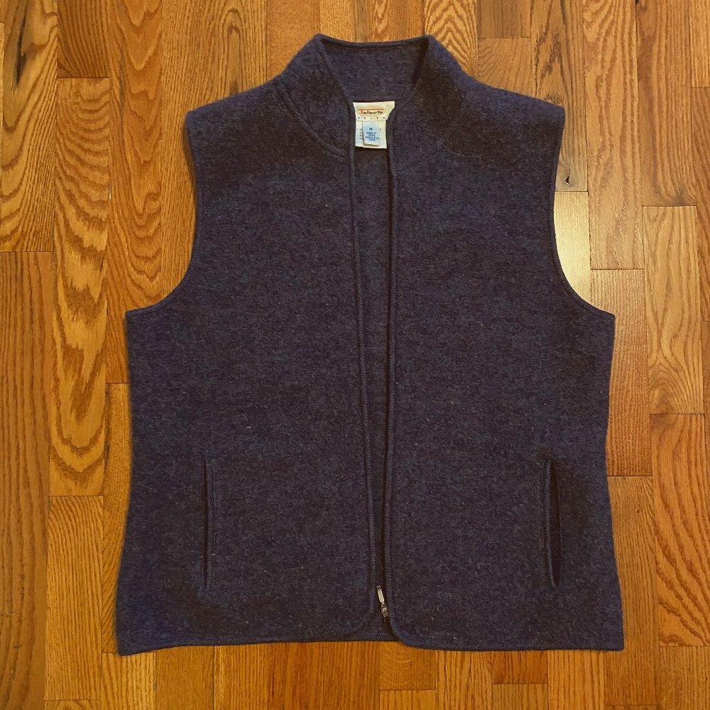 Talbots Zip up Vest M